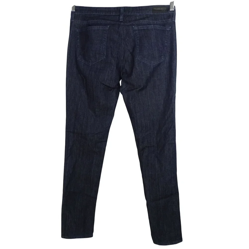 AG Adriano Goldschmied The Legging Super Skinny Jeans Dark Wash Women Size 31 R - Picture 2 of 10